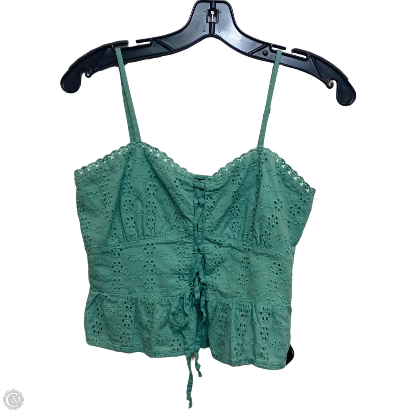 Top Sleeveless By Wild Fable In Green, Size: S