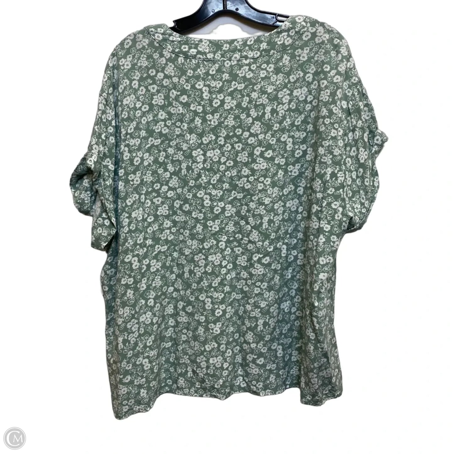 Top Short Sleeve By Gap In Green, Size: Xxl