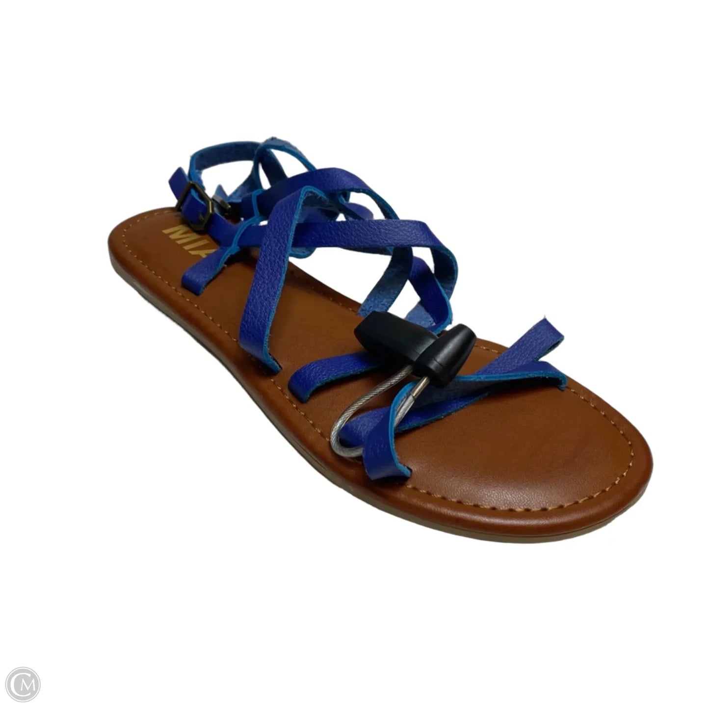Sandals Flats By Mia In Blue, Size: 7.5