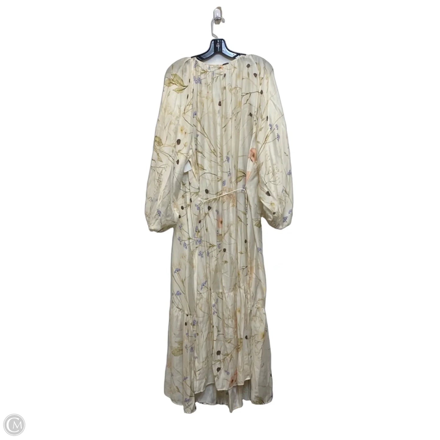 Dress Casual Maxi By H&m In Cream, Size: Xxl