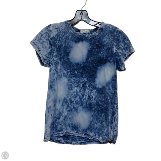 Top Short Sleeve Designer By Rag And Bone In Blue, Size: S