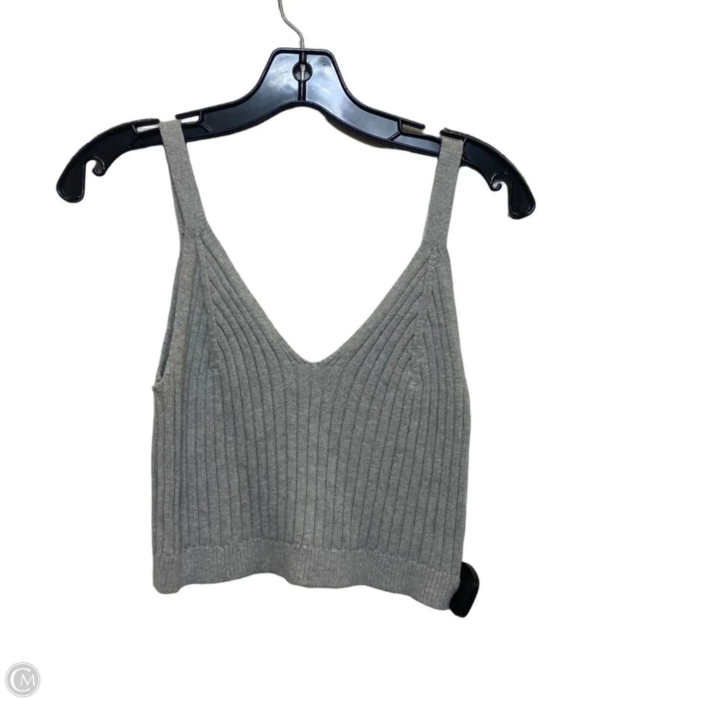 Top Sleeveless By Aerie In Grey, Size: L