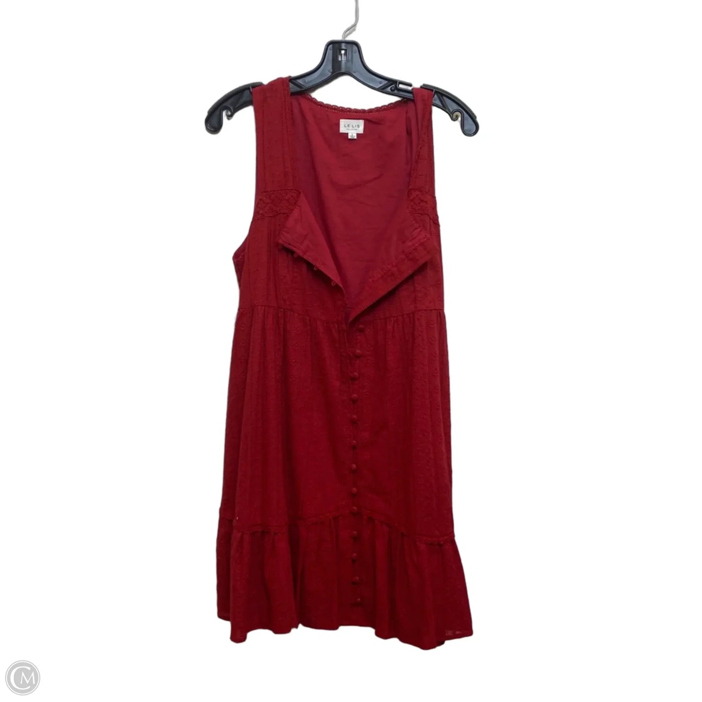 Dress Casual Short By Le Lis In Red, Size: L
