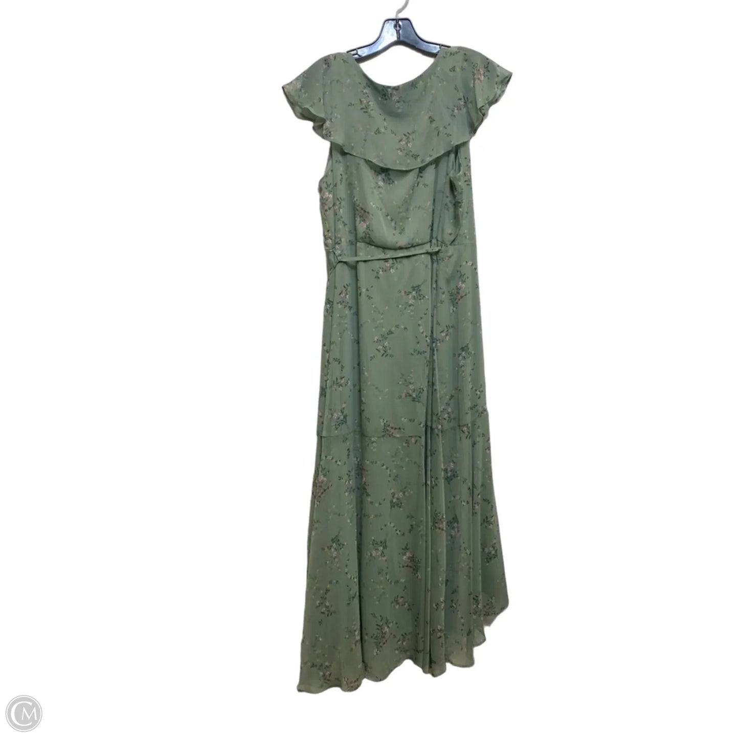 Dress Casual Maxi By Lc Lauren Conrad In Green, Size: Xl