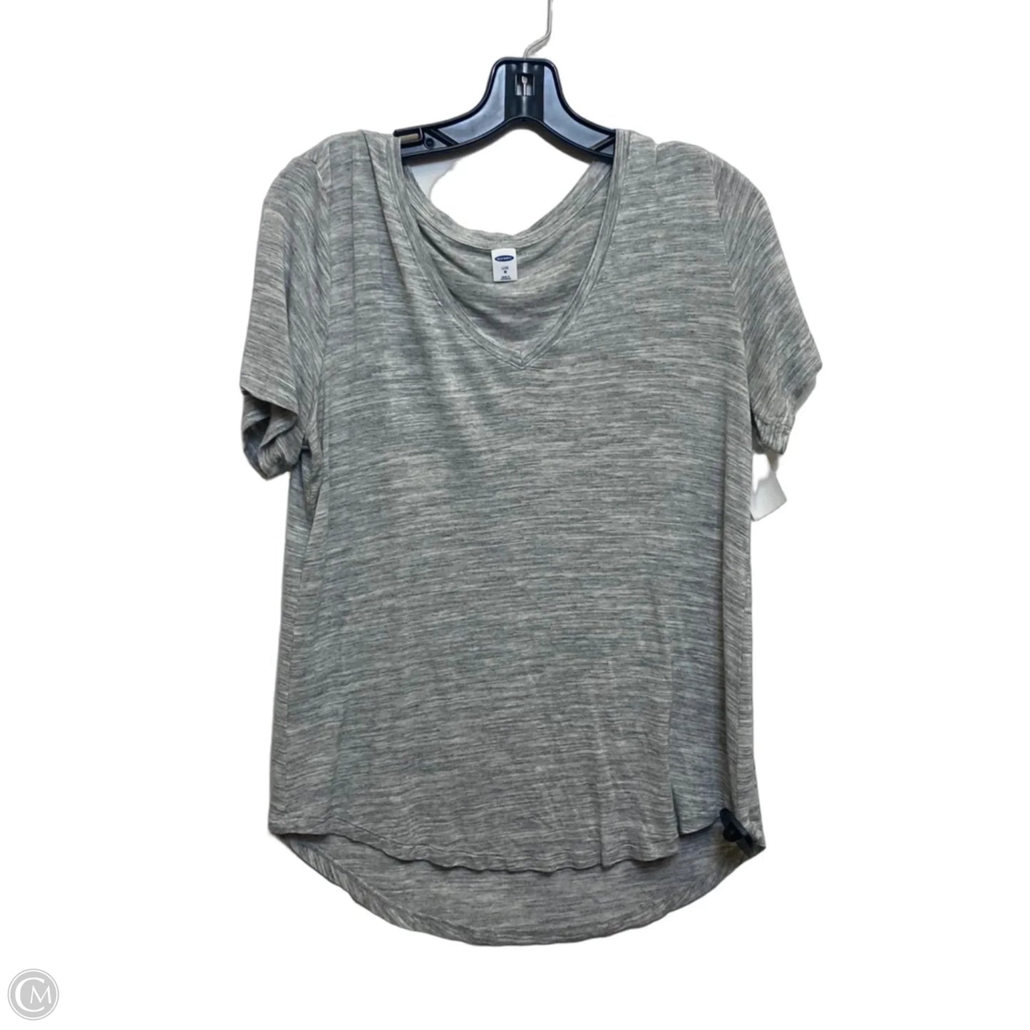 Top Short Sleeve Basic By Old Navy In Grey, Size: M