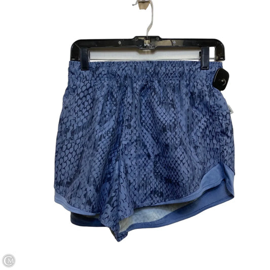 Athletic Shorts By Atlantic In Blue, Size: L