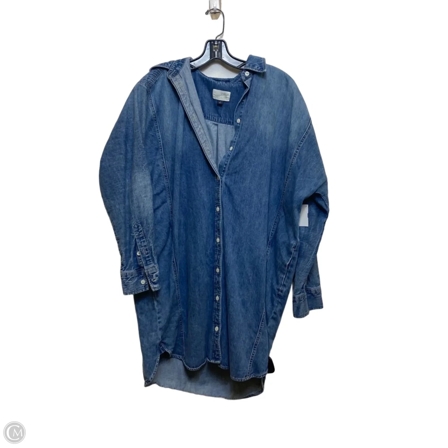 Dress Casual Short By Universal Thread In Blue Denim, Size: S