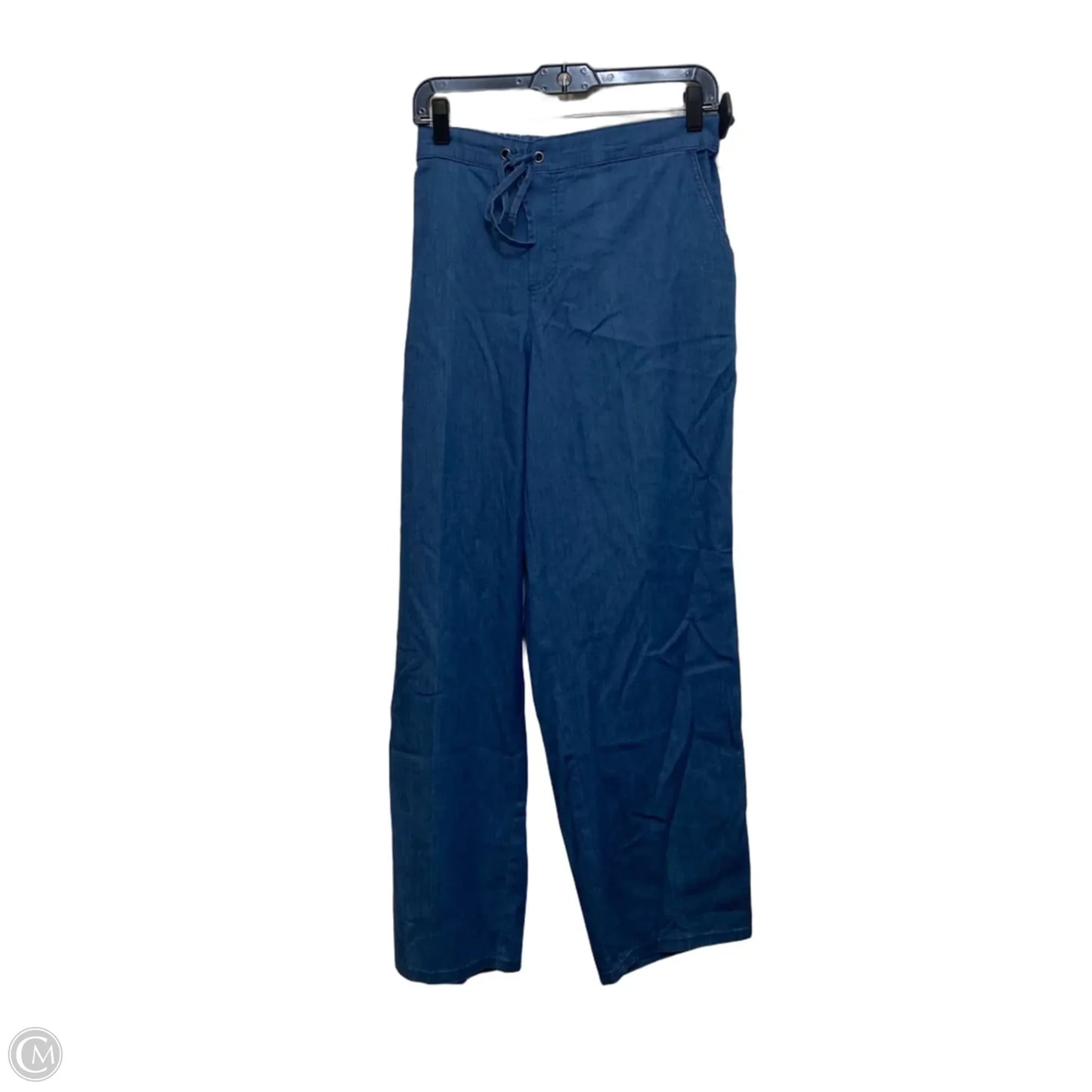 Pants Wide Leg By N Touch In Blue Denim, Size: 12