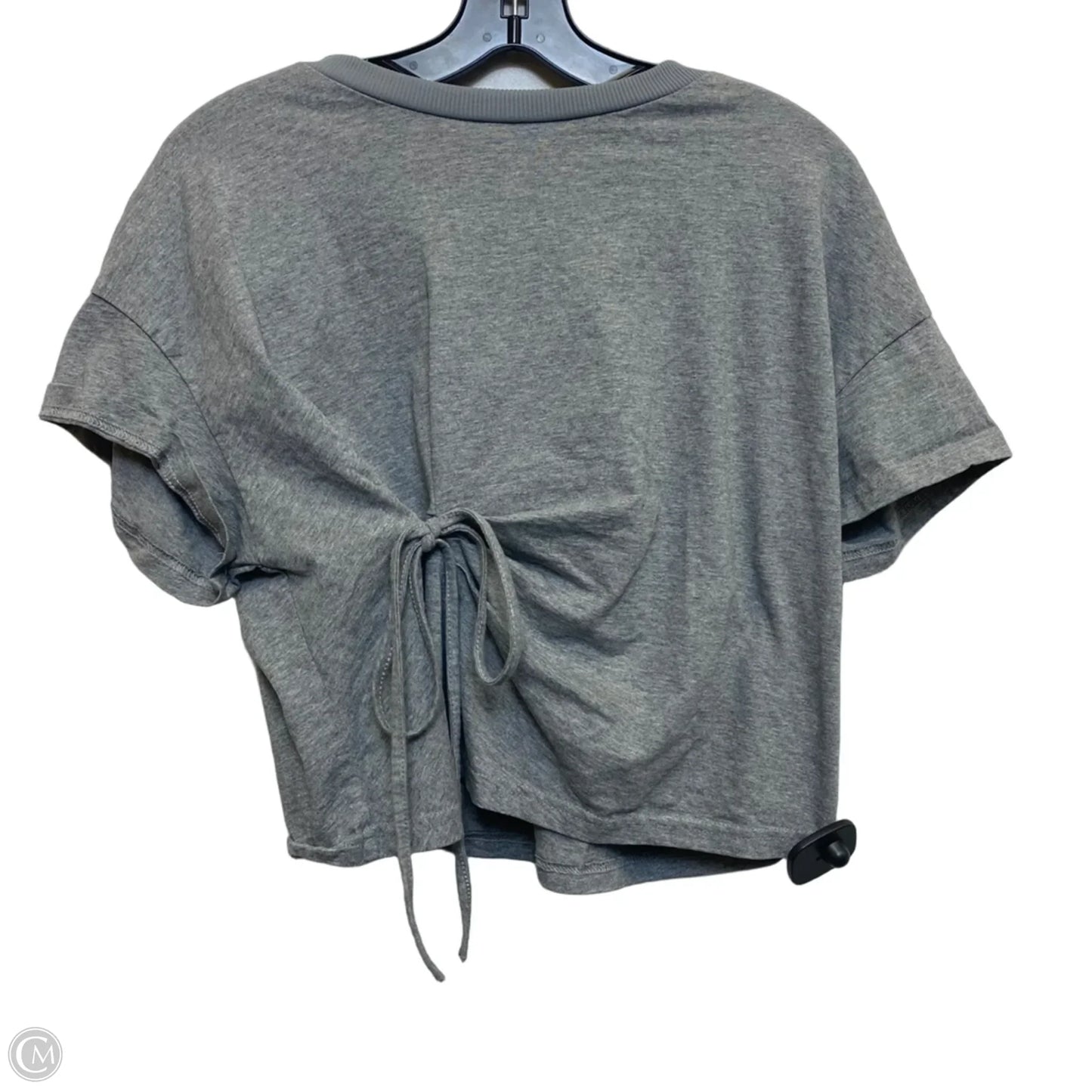 Top Short Sleeve By Cmf In Grey, Size: L