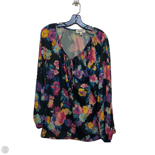 Top Long Sleeve By Haptics In Multi-colored, Size: L