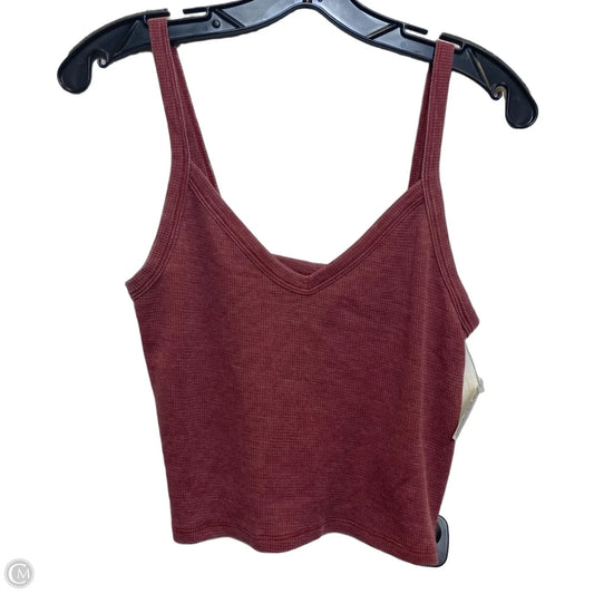 Top Sleeveless Basic By American Eagle In Red, Size: M