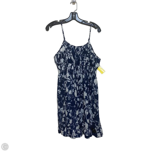 Dress Casual Short By Shein In Blue & White, Size: Xl