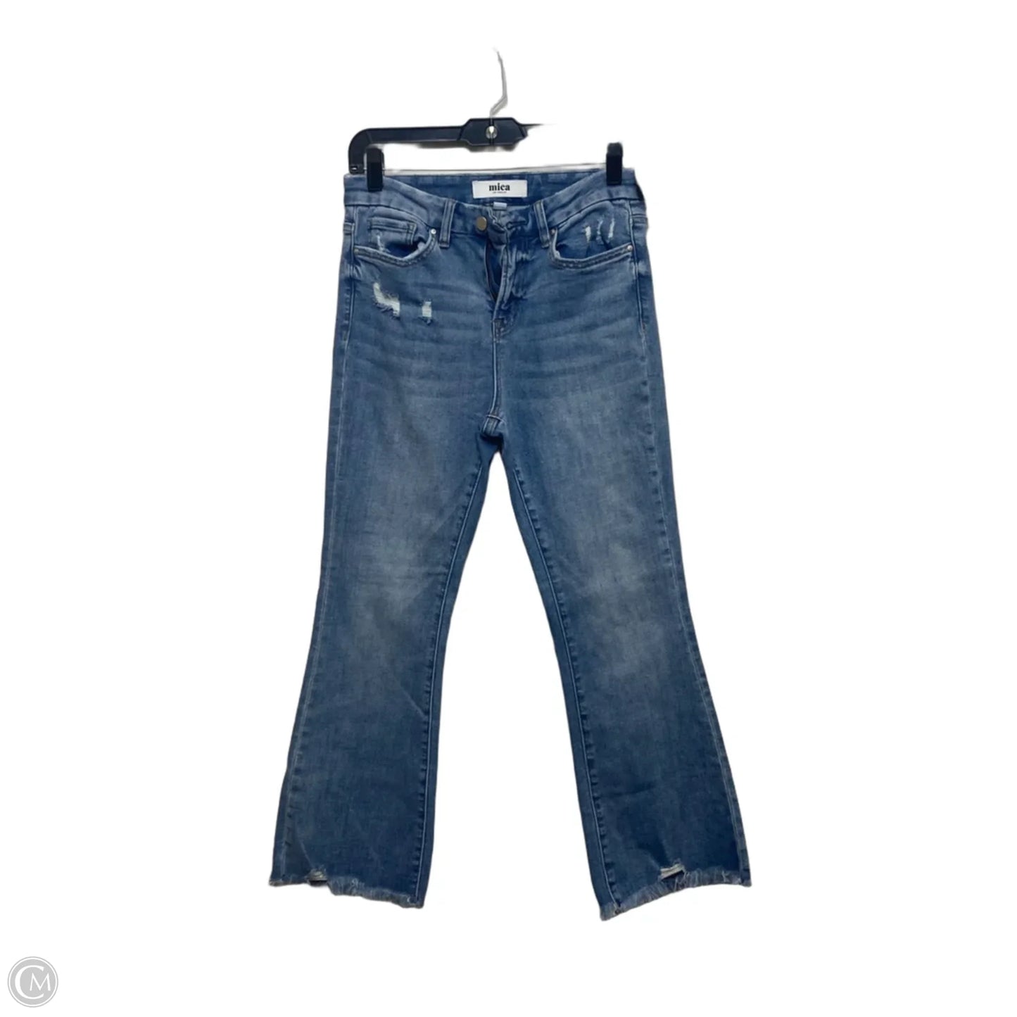 Jeans Straight By Mica In Blue Denim, Size: 4