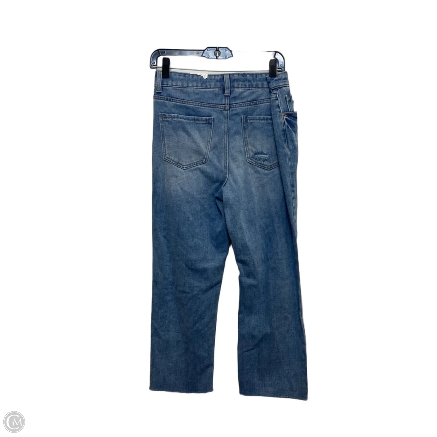 Jeans Cropped By Time And Tru In Blue Denim, Size: 12