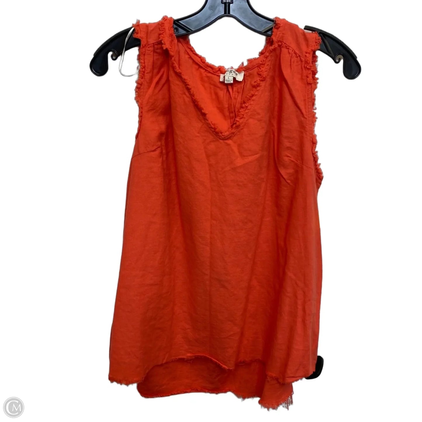 Top Sleeveless By Umgee In Orange, Size: L
