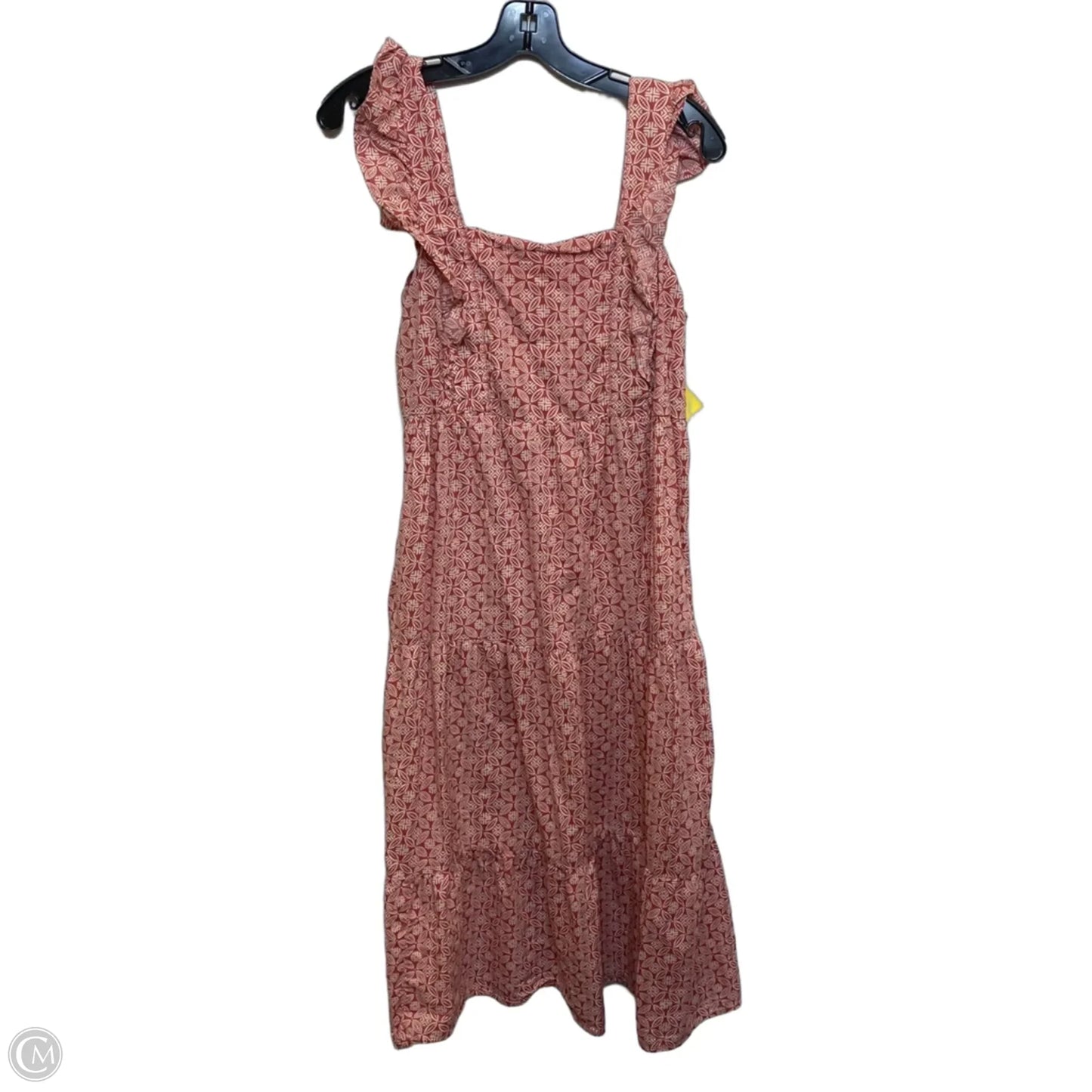 Dress Casual Midi By Beachlunchlounge In Pink & White, Size: S