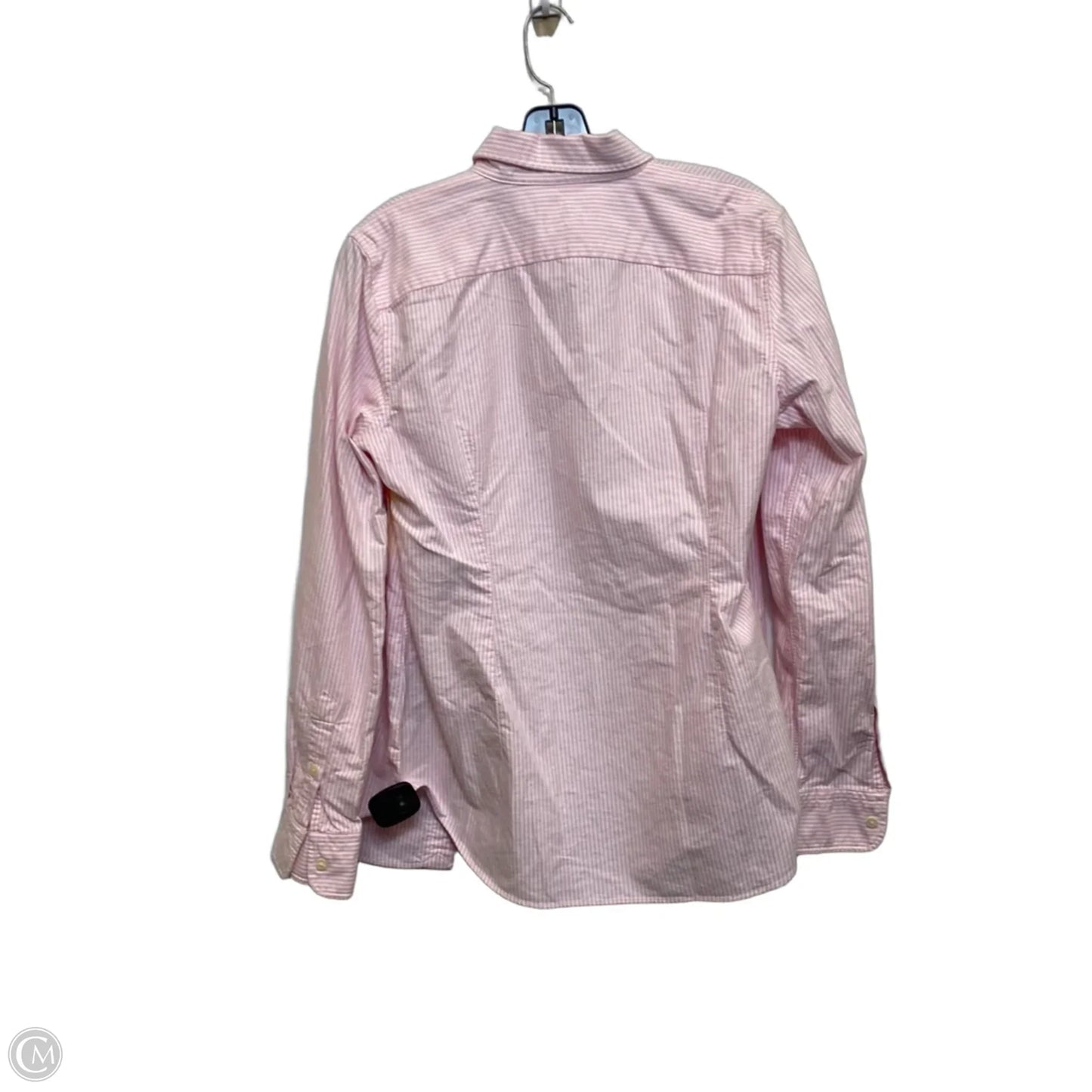 Top Long Sleeve By Ralph Lauren Blue Label In Pink, Size: L