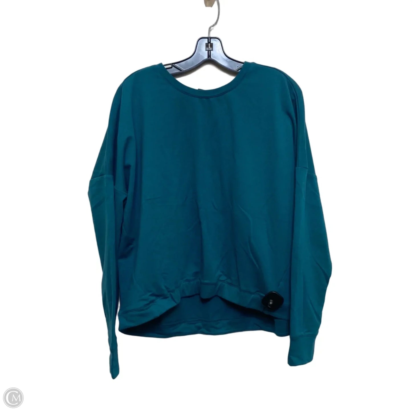 Athletic Sweatshirt Crewneck By Zelos In Blue, Size: L