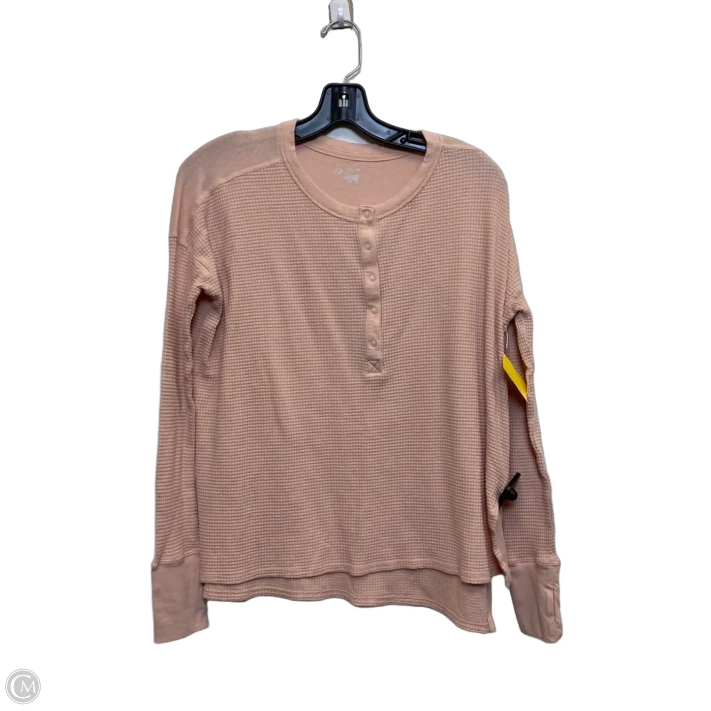 Top Long Sleeve By Aerie In Pink, Size: Xxs