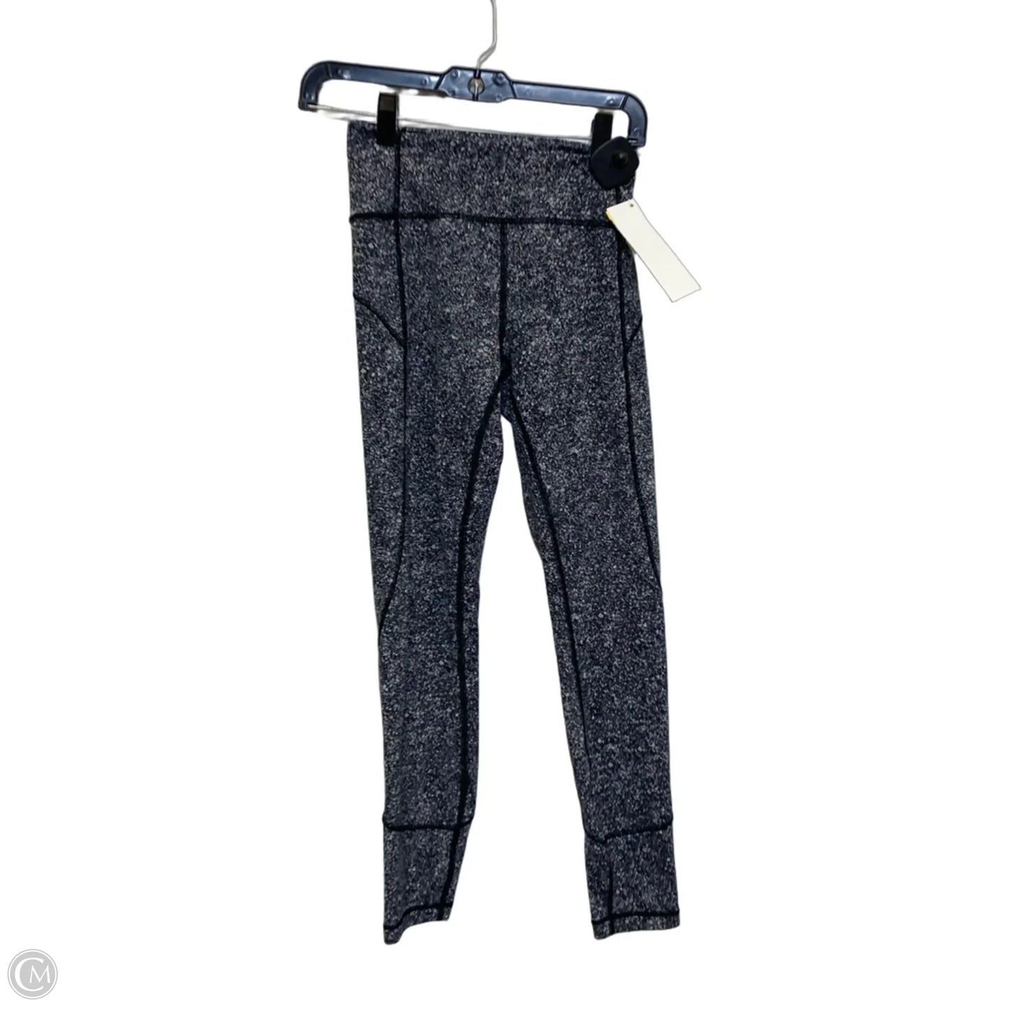 Athletic Leggings Designer By Lululemon In Grey, Size: 4
