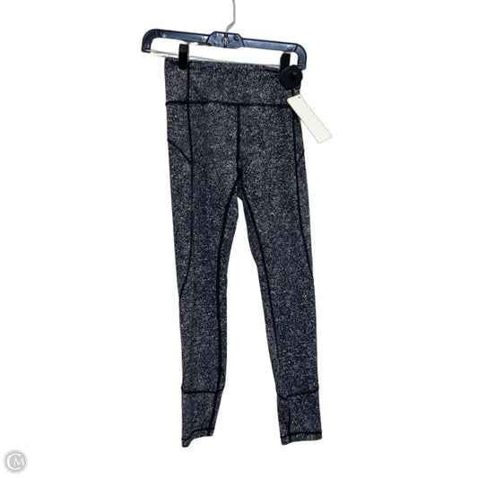 Athletic Leggings Designer By Lululemon In Grey, Size: 4