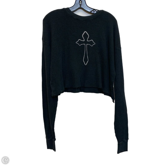 Top Long Sleeve By Brandy Melville In Grey, Size: Osfm