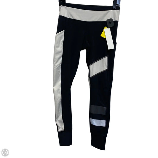 Athletic Leggings Designer By Lululemon In Black & White, Size: S