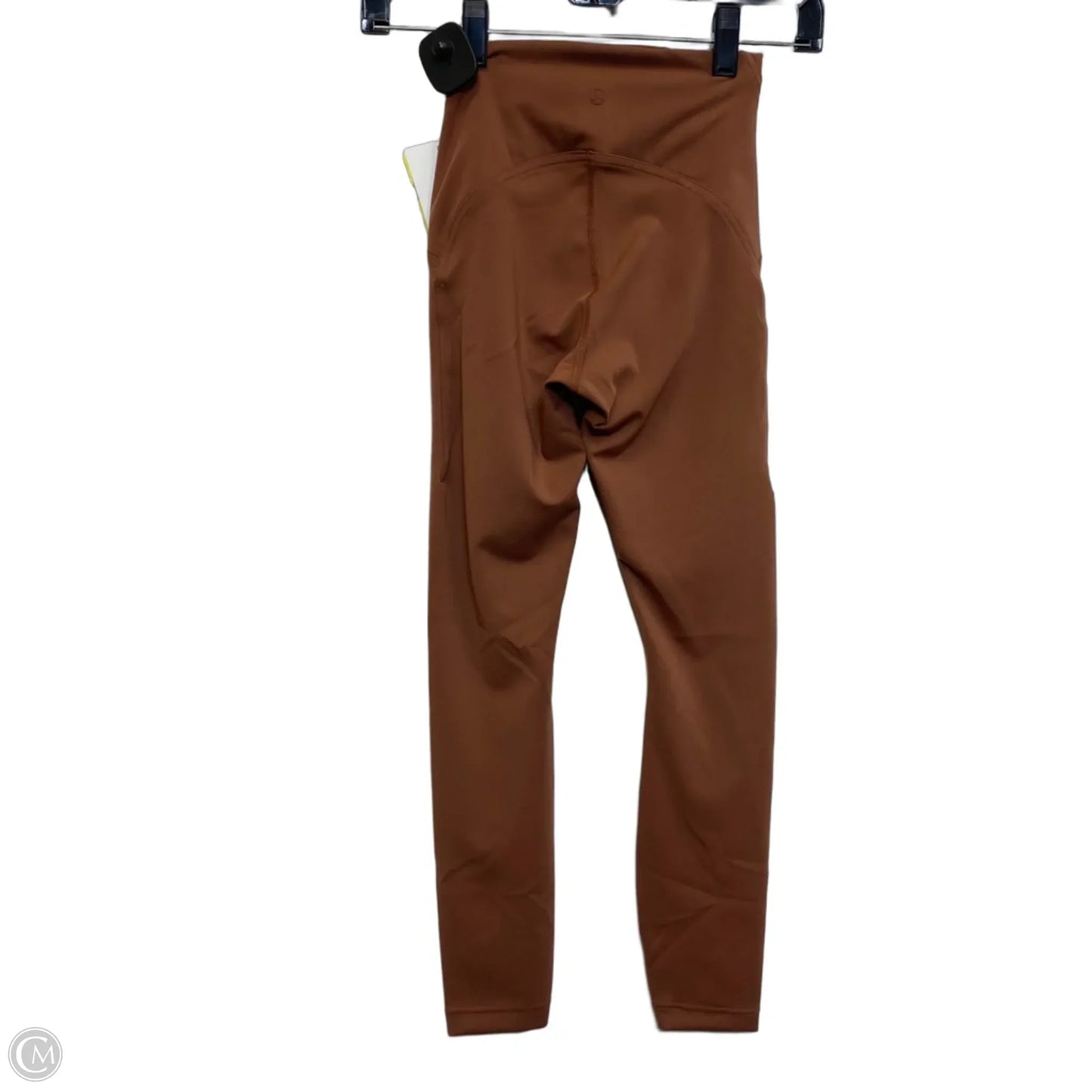Athletic Leggings Designer By Lululemon In Brown, Size: Xs