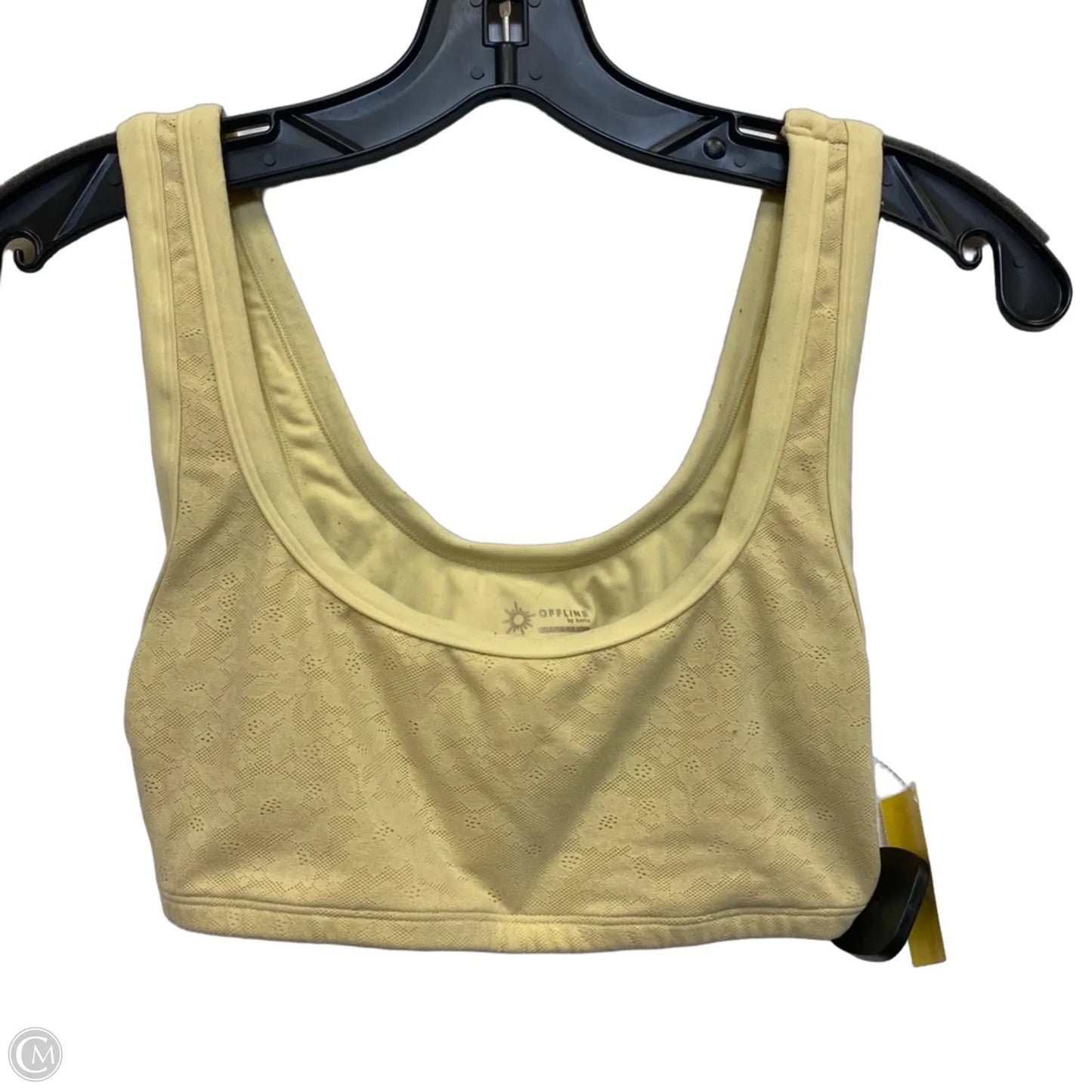 Athletic Bra By Aerie In Yellow, Size: Xs