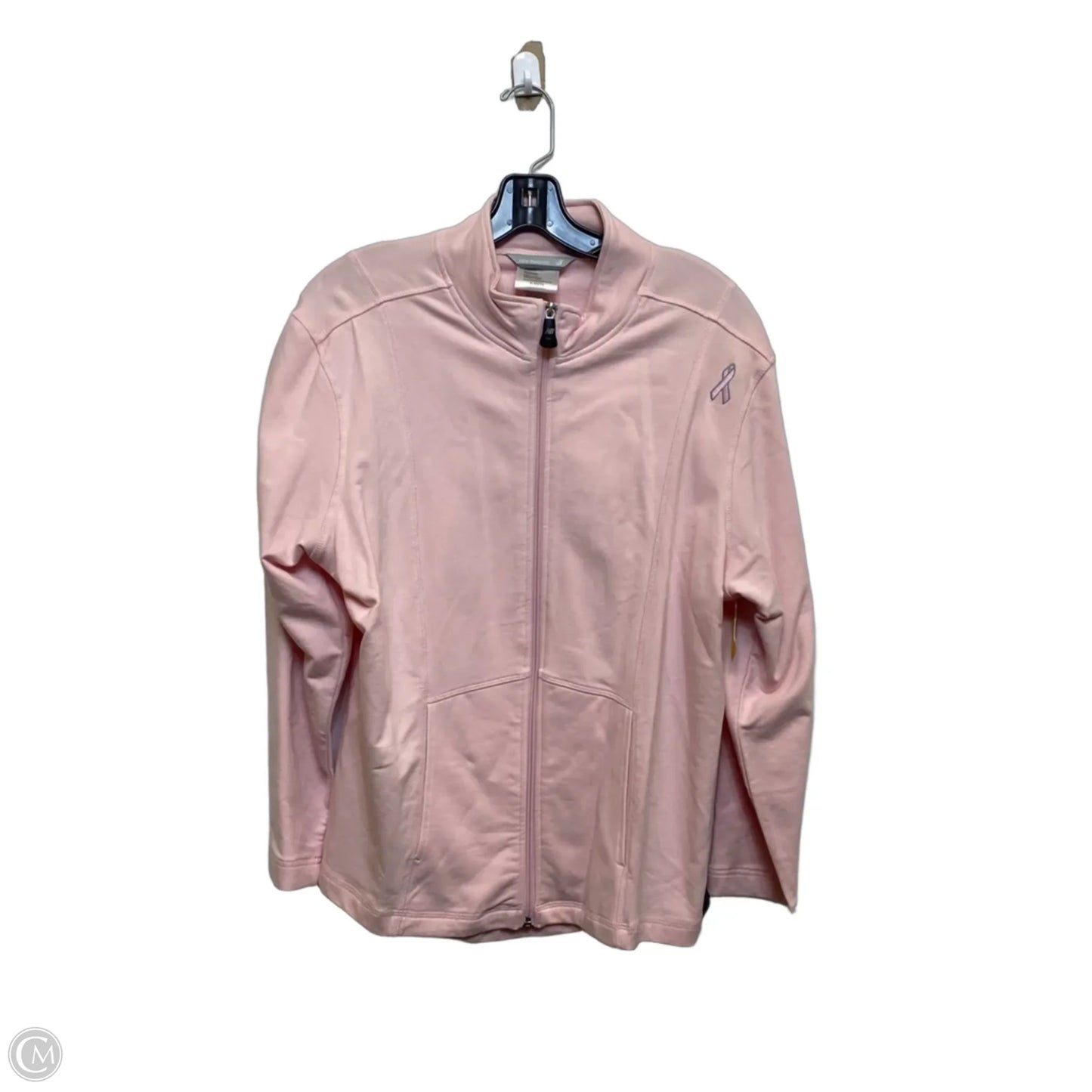 Athletic Jacket By New Balance In Pink, Size: Xl