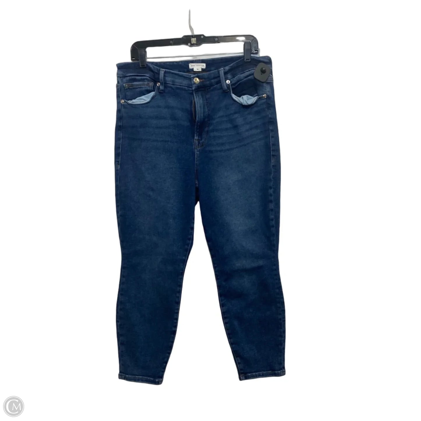 Jeans Designer By Good American In Blue Denim, Size: 16