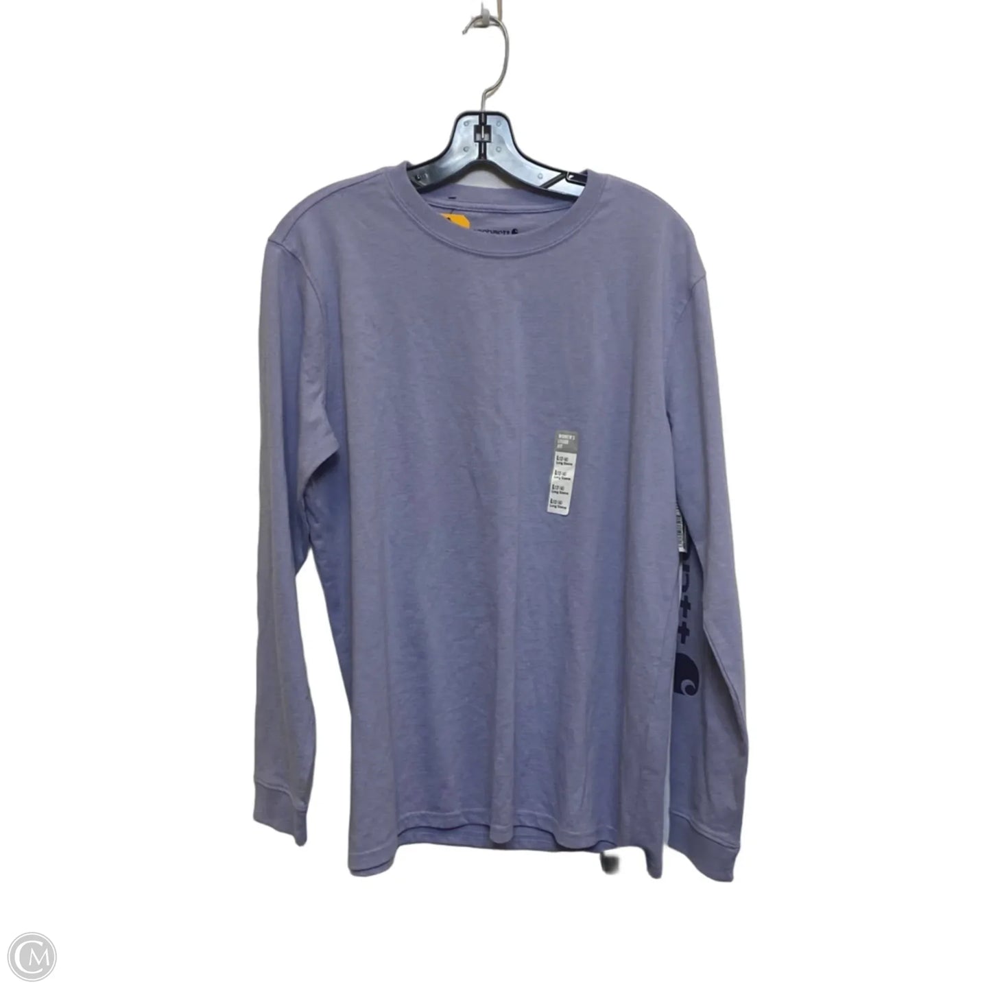 Top Long Sleeve By Carhartt In Purple, Size: L