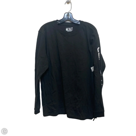 Top Long Sleeve By Carhartt In Black, Size: L