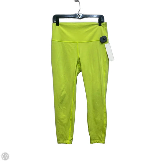 Athletic Leggings Designer By Lululemon In Green, Size: 10