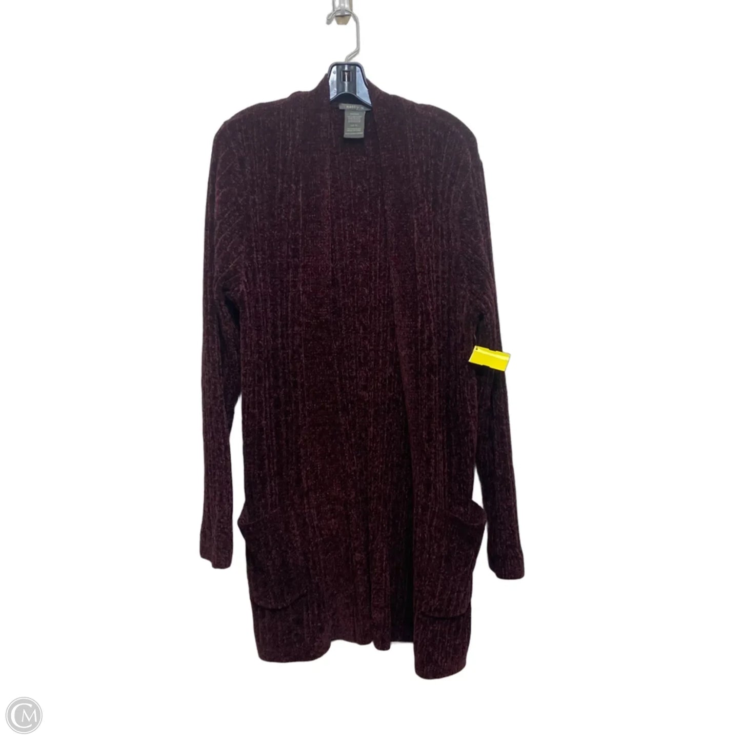 Cardigan By Matty M In Purple, Size: Xl