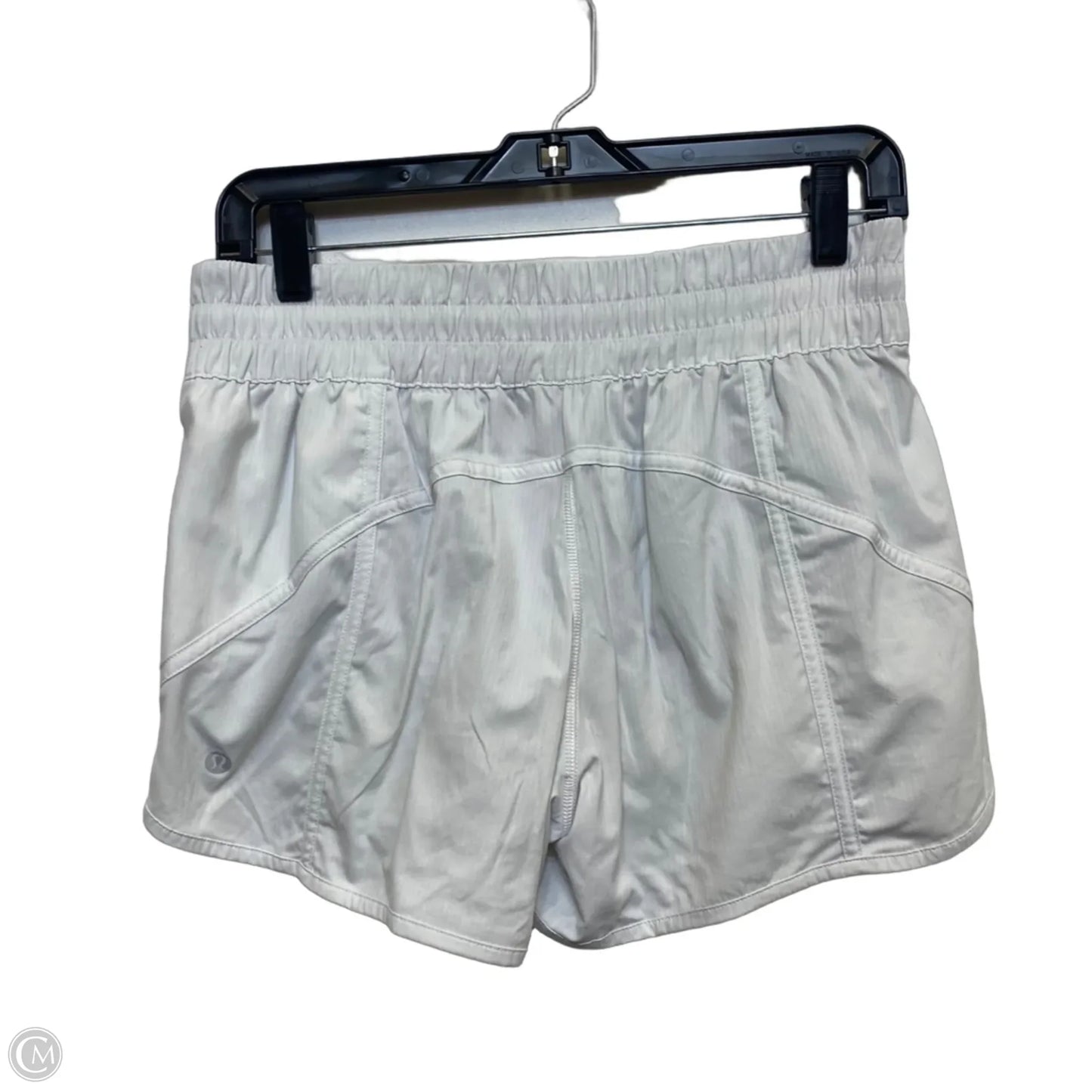 Athletic Shorts Designer By Lululemon In Grey, Size: M