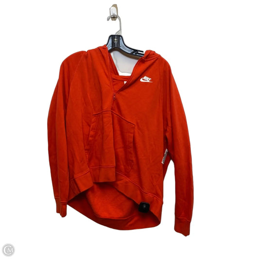 Athletic Jacket By Nike Apparel In Red, Size: M