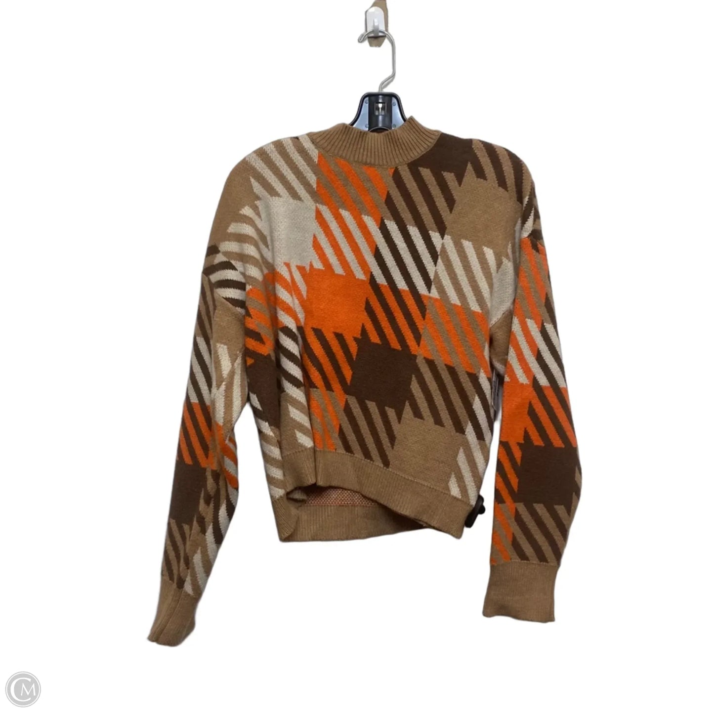 Sweater By Thml In Brown & Orange, Size: L
