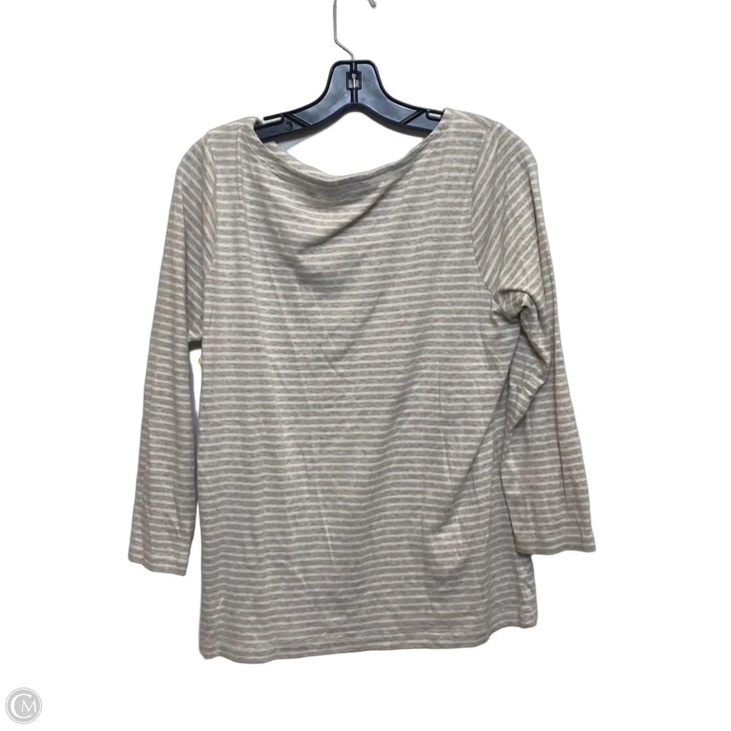 Top Long Sleeve Designer By Vineyard Vines In Cream & White, Size: Xl