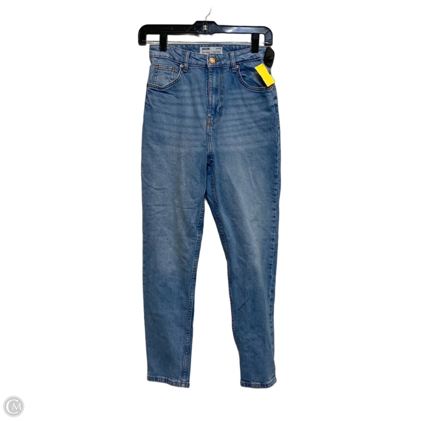 Jeans Straight By Bershka In Blue Denim, Size: 2