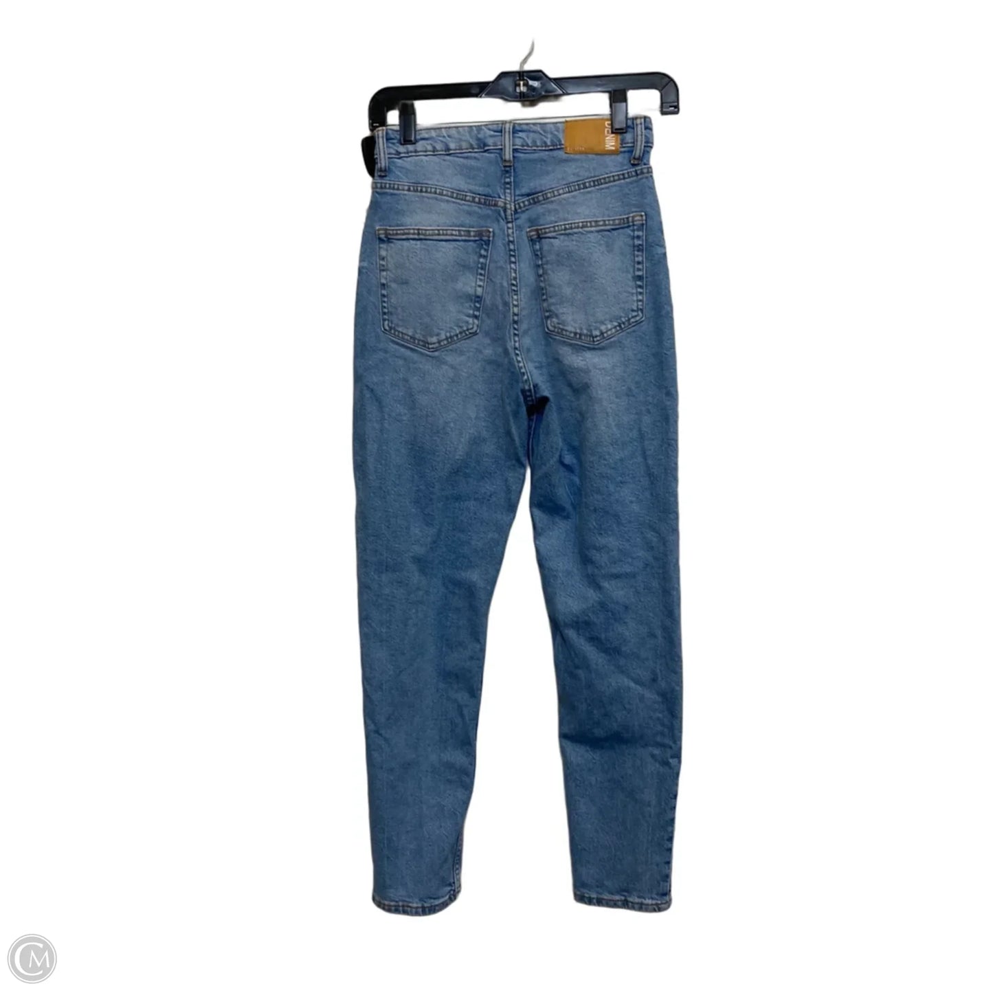 Jeans Straight By Bershka In Blue Denim, Size: 2
