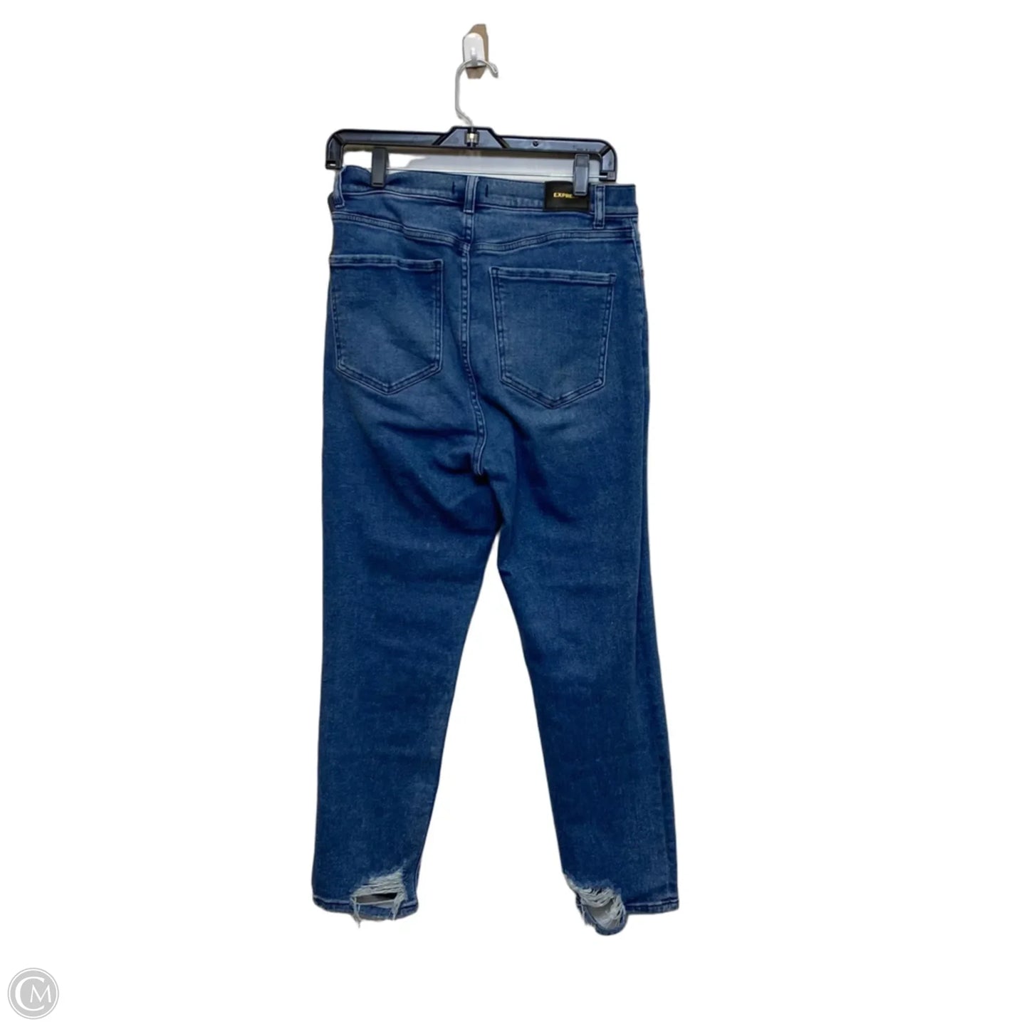 Jeans Skinny By Express In Blue Denim, Size: 10