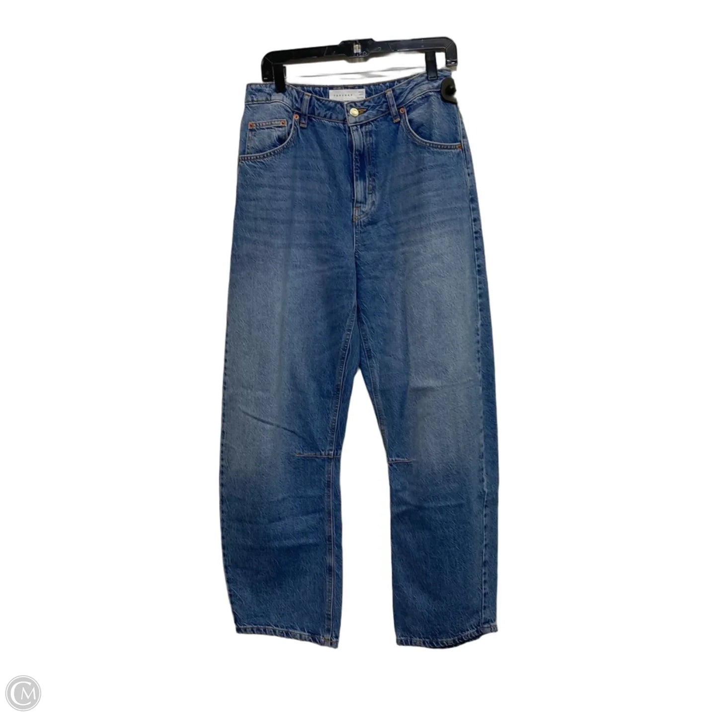 Jeans Boyfriend By Topshop In Blue Denim, Size: 10