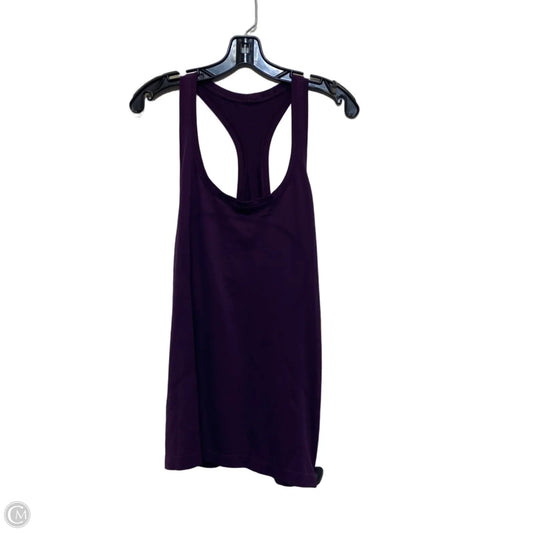 Athletic Tank Top Designer By Lululemon In Purple, Size: Xl