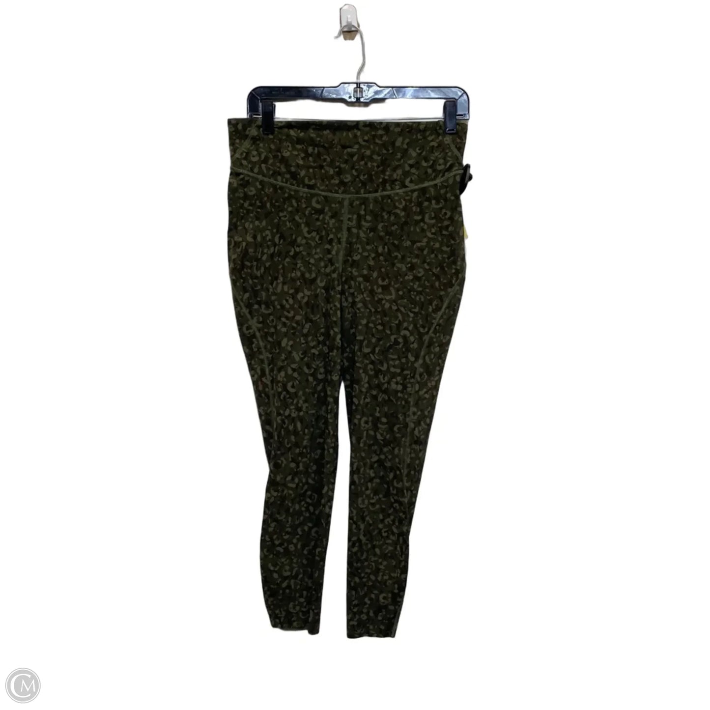 Athletic Leggings Designer By Lululemon In Green, Size: M