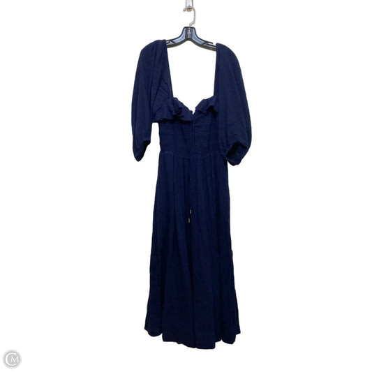 Dress Casual Maxi By Free People In Blue, Size: L