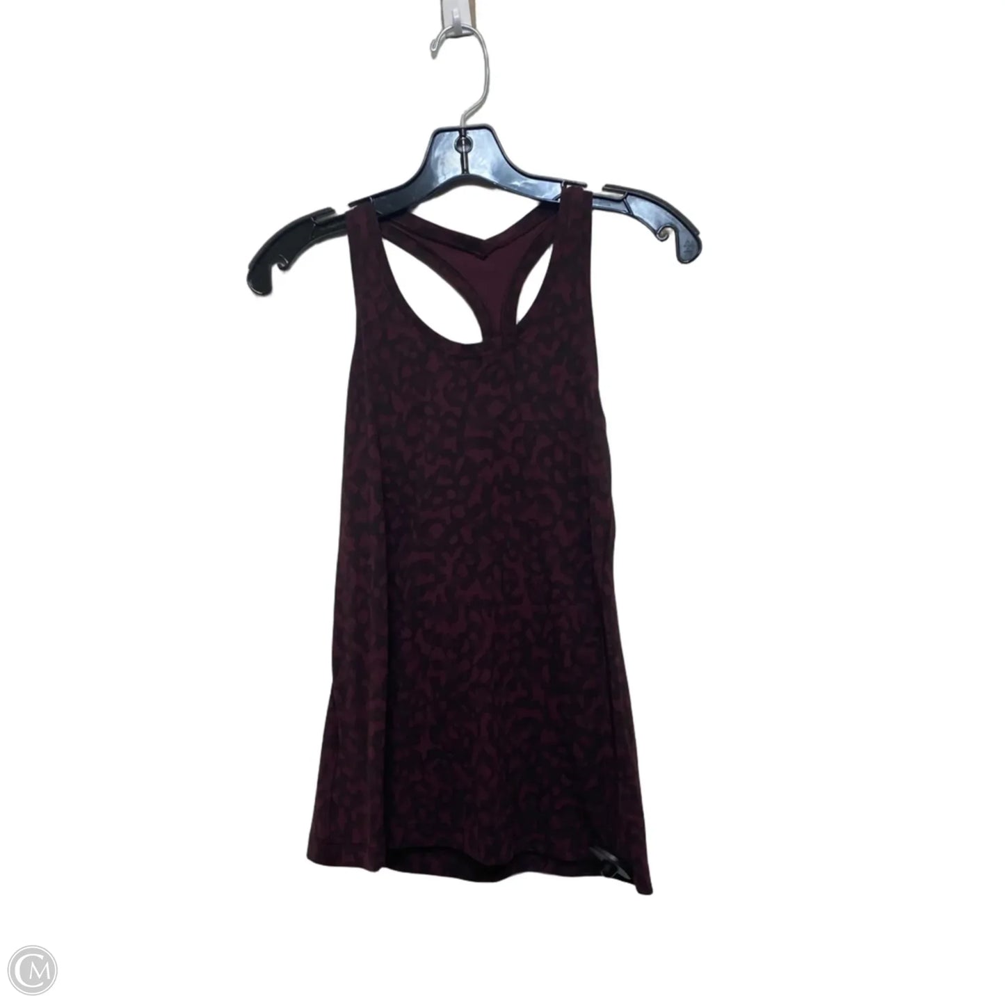 Athletic Tank Top Designer By Lululemon In Maroon, Size: S