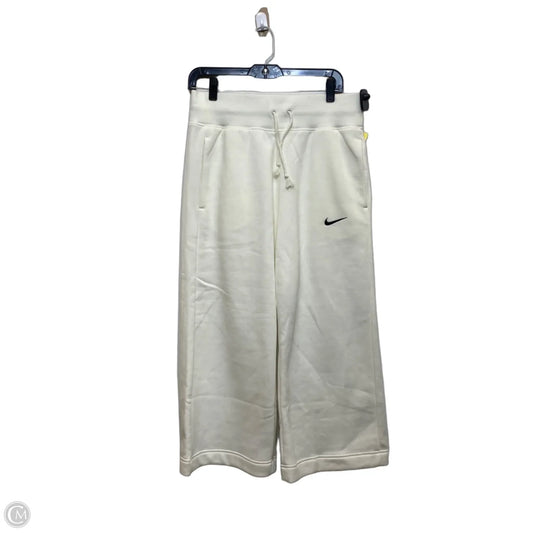 Athletic Pants By Nike Apparel In Cream, Size: M