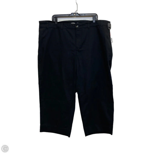 Pants Cropped By Old Navy In Black, Size: 22