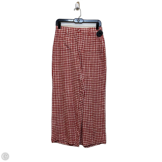 Pants Dress By Jules & Leopold In Red & White, Size: Xs